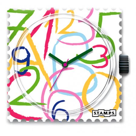 Часы STAMPS 1211016 Flyihg Numbers